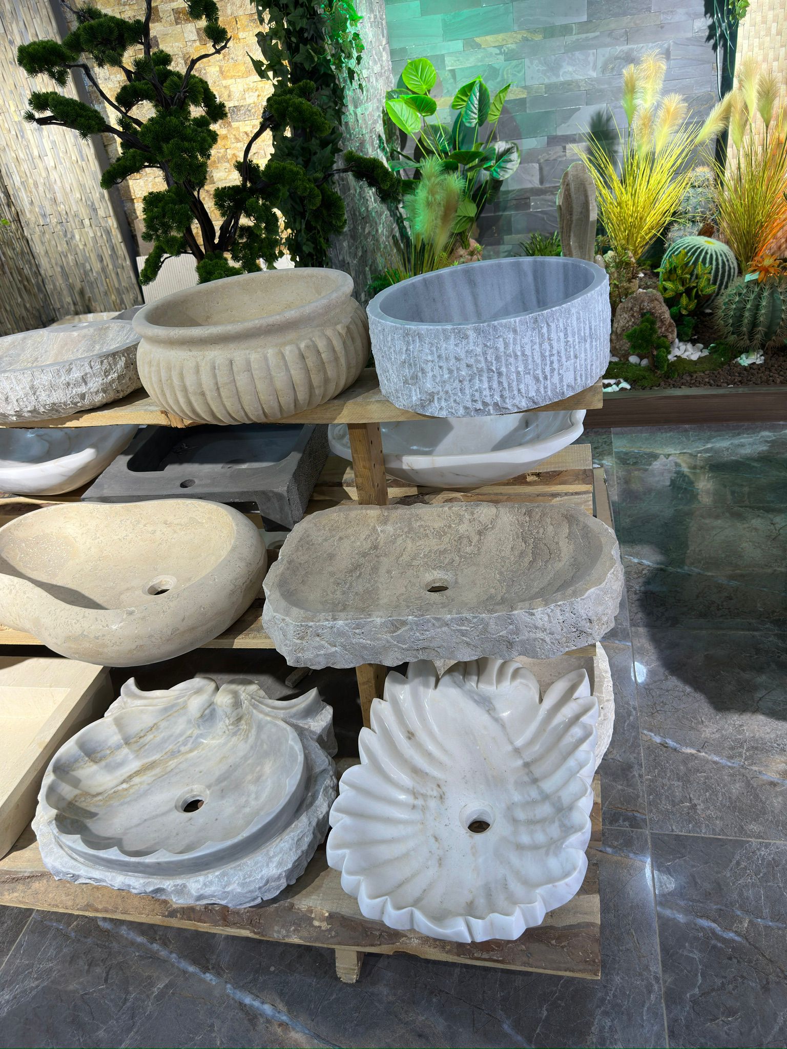 Doğal Taş Lavabolar