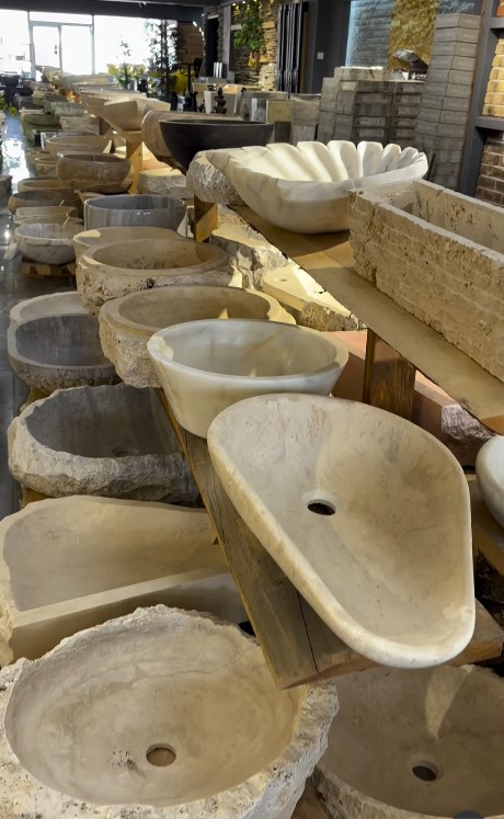 Doğal Taş Lavabo Modelleri